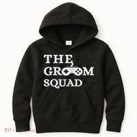 Groom Squad Wedding Bachelor Party Groomsmen Game Party Kids Hoodie thumb 0