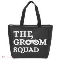 Groom Squad Wedding Bachelor Party Groomsmen Game Party Tote Bag thumb 0