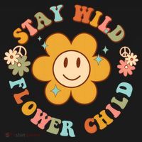 Groovy Stay Wild Flower Tal Health Daisy Flowers Gift Women's Hoodie thumb 2