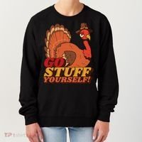 Go Stuff Yourself Funny Thanksgiving Women's Sweatshirt thumb 0