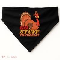 Go Stuff Yourself Funny Thanksgiving USA-Made Doggie Bandana thumb 0