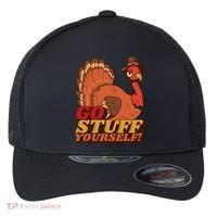 Go Stuff Yourself Funny Thanksgiving Flexfit Unipanel Trucker Cap thumb 0
