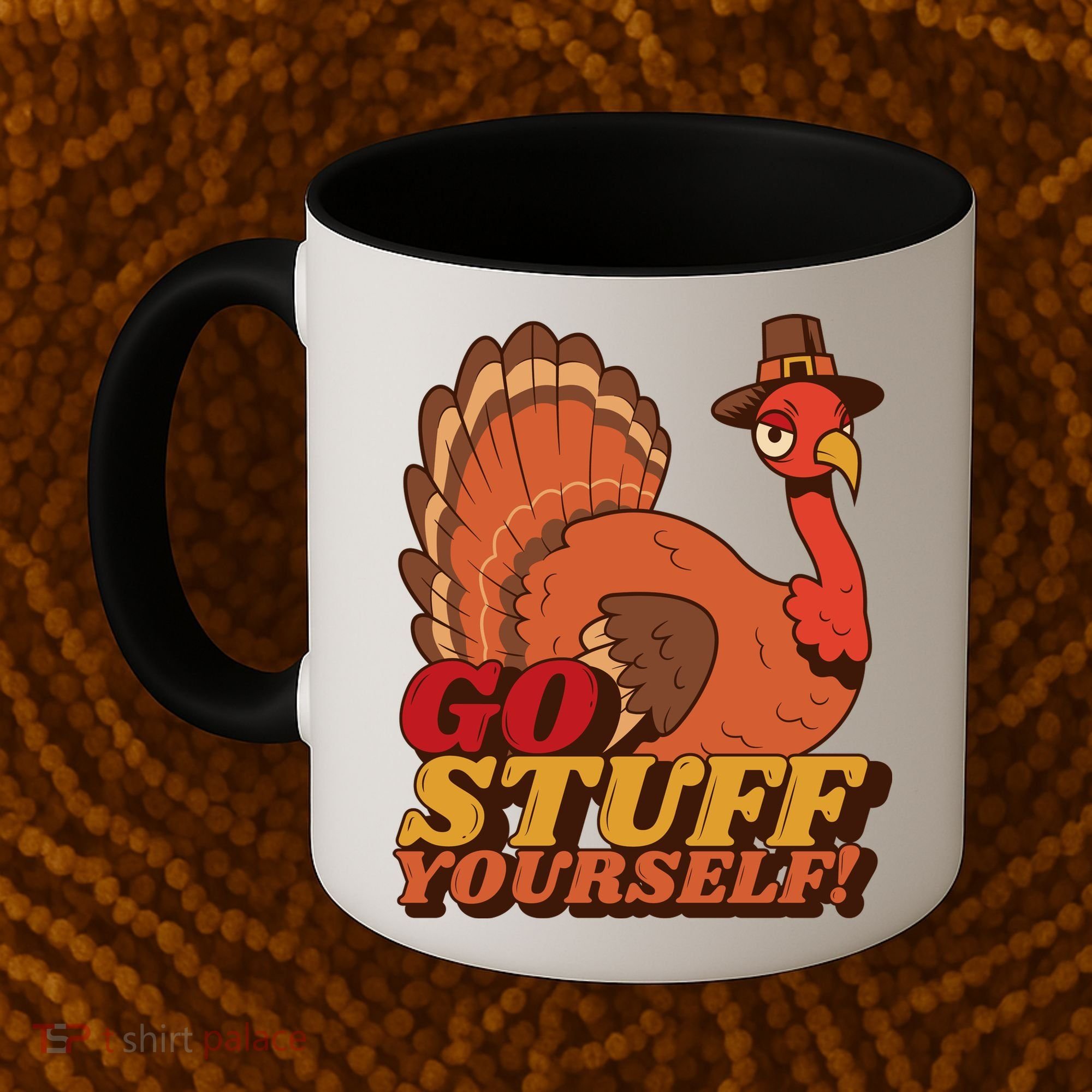 Go Stuff Yourself Funny Thanksgiving Coffee Mug