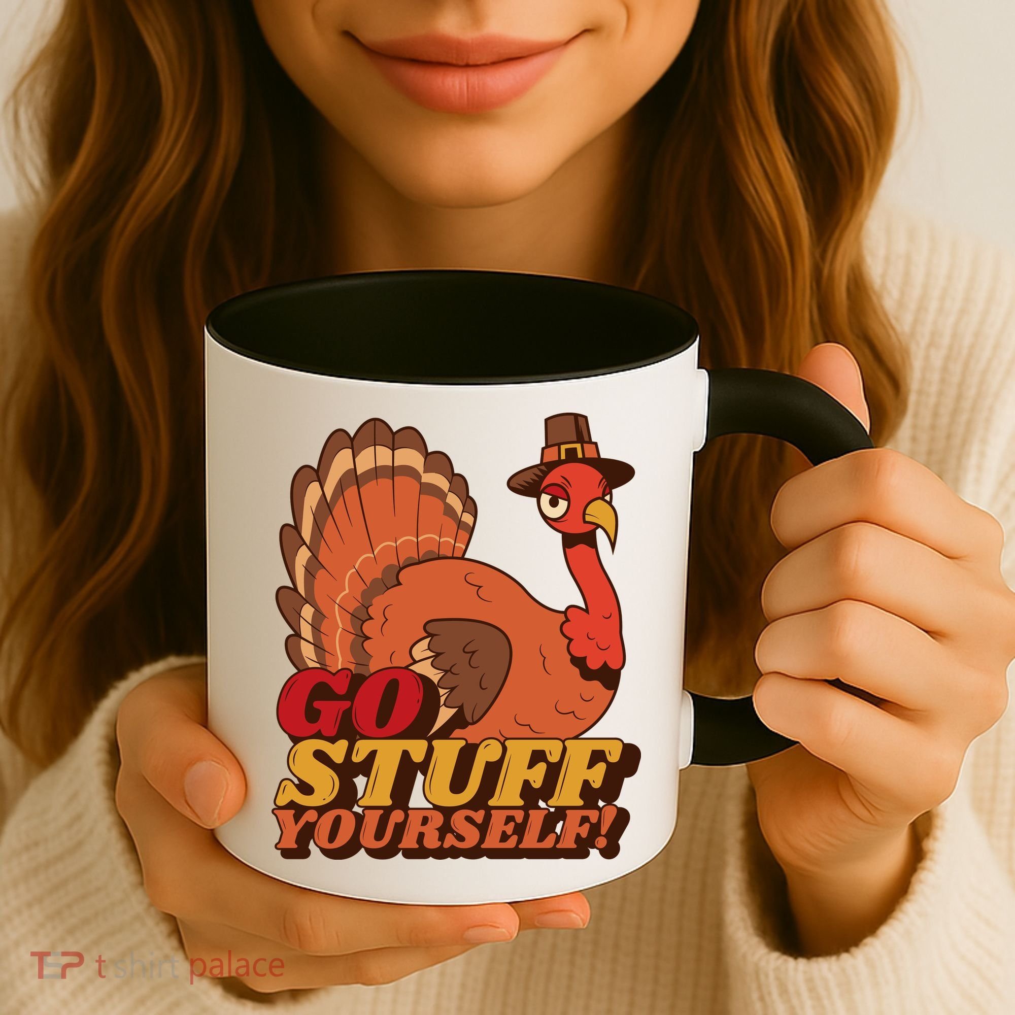 Go Stuff Yourself Funny Thanksgiving Coffee Mug