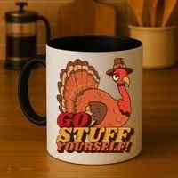 Go Stuff Yourself Funny Thanksgiving Coffee Mug thumb 4
