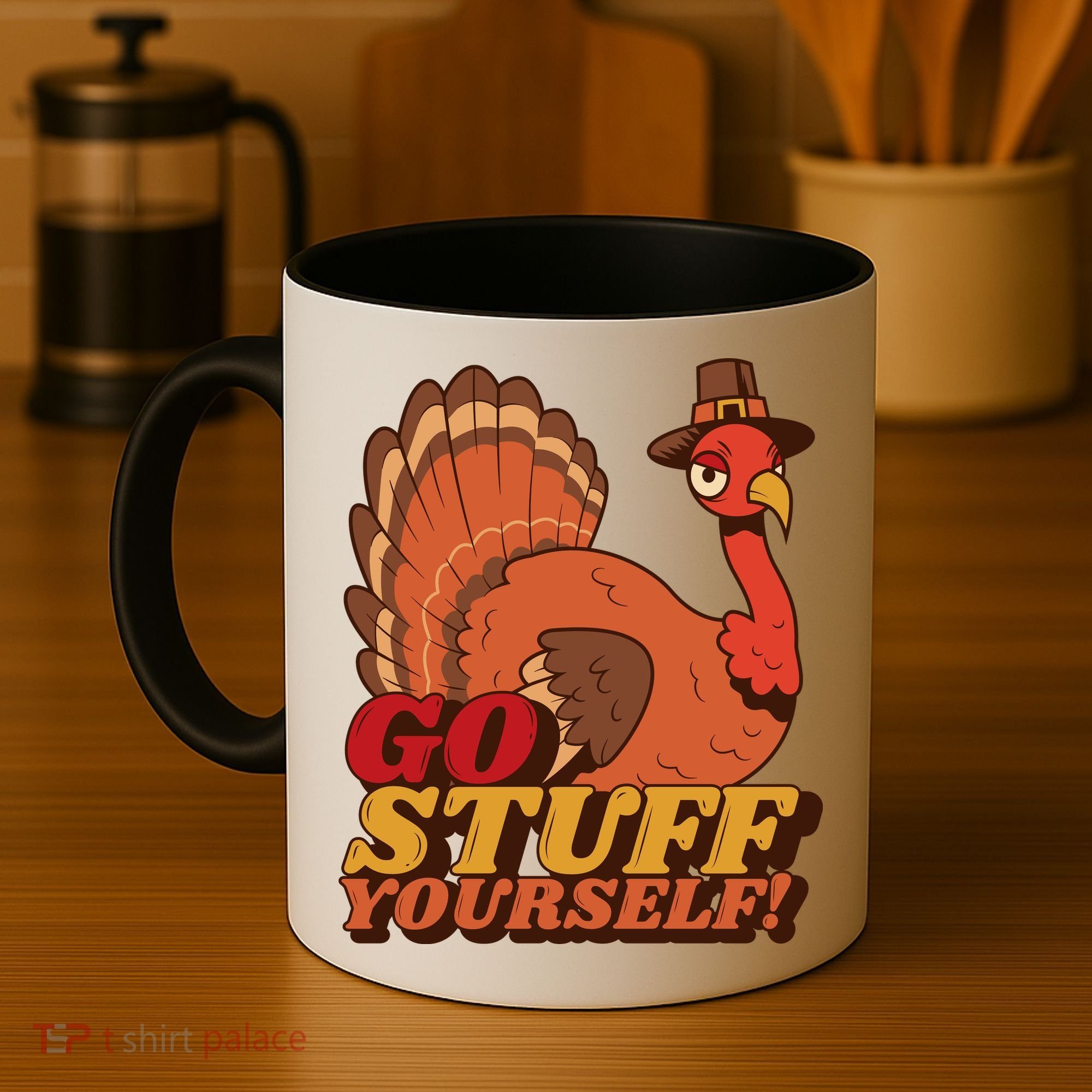 Go Stuff Yourself Funny Thanksgiving Coffee Mug
