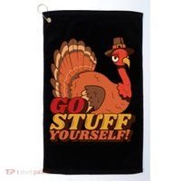 Go Stuff Yourself Funny Thanksgiving Golf Towel thumb 0
