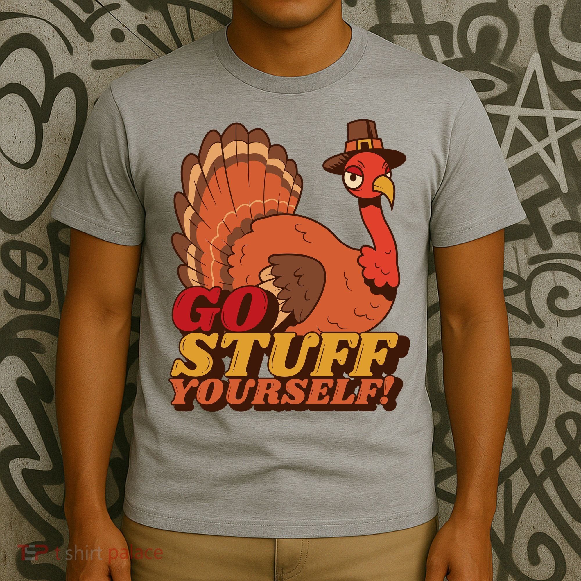 Go Stuff Yourself Funny Thanksgiving T-Shirt