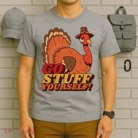 Go Stuff Yourself Funny Thanksgiving T-Shirt thumb 6
