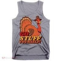Go Stuff Yourself Funny Thanksgiving Tank Top thumb 0