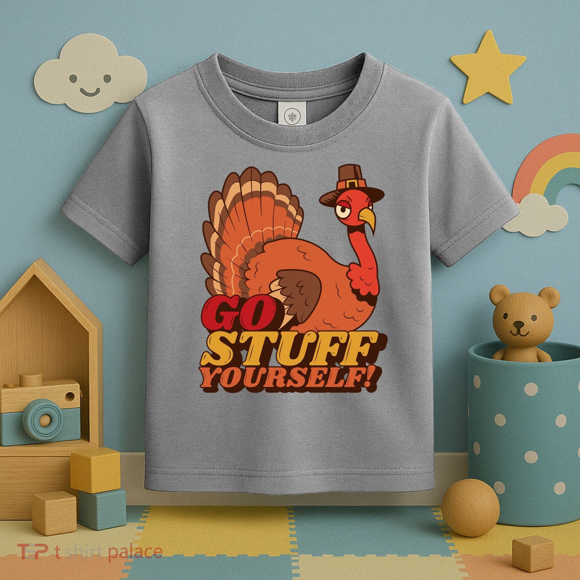 Go Stuff Yourself Funny Thanksgiving Toddler T-Shirt