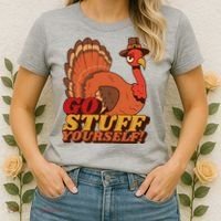 Go Stuff Yourself Funny Thanksgiving Women's T-Shirt thumb 2