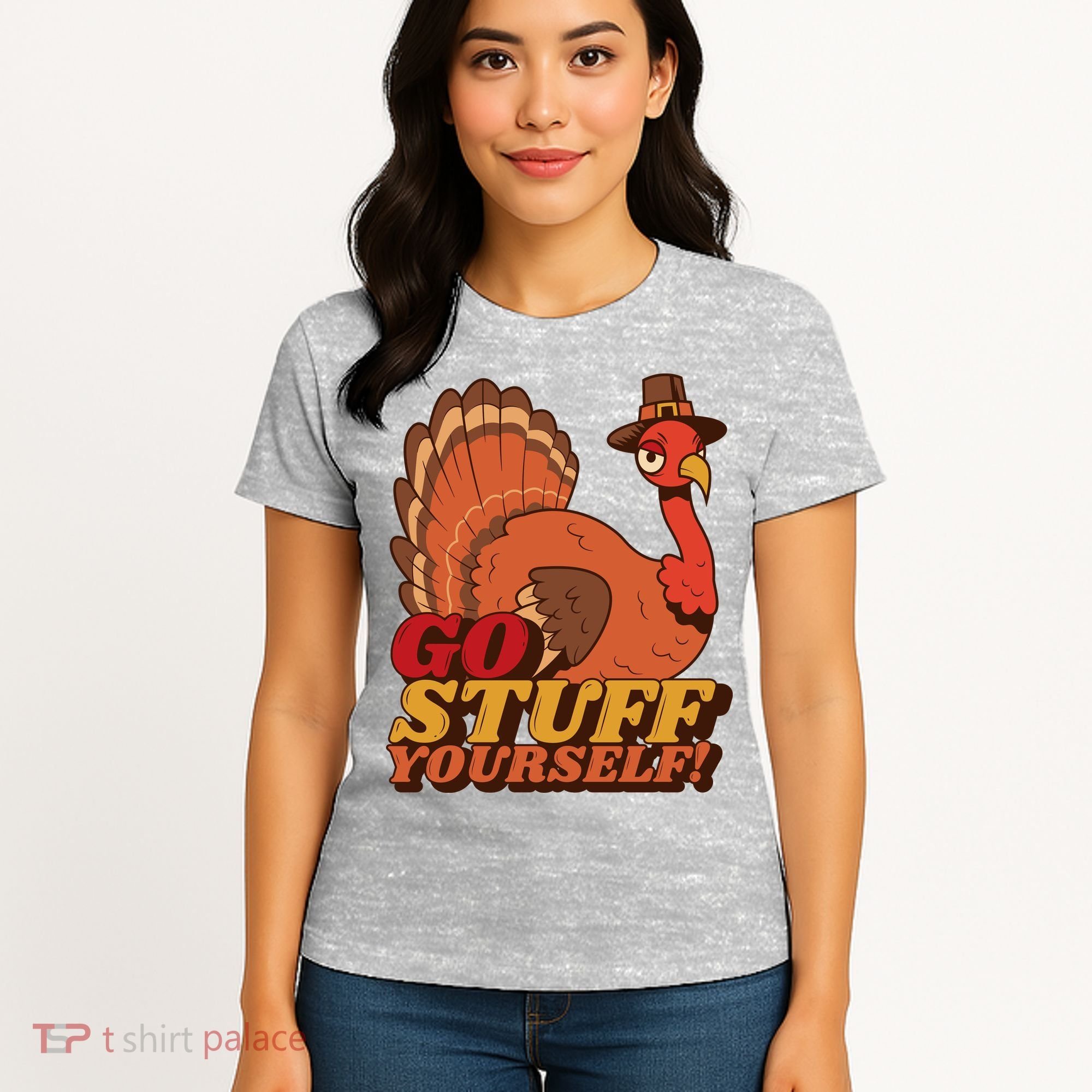 Go Stuff Yourself Funny Thanksgiving Women's T-Shirt