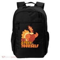 Go Stuff Yourself Funny Thanksgiving Turkey Holiday Backpack thumb 0