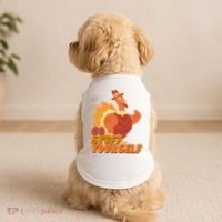 Go Stuff Yourself Funny Thanksgiving Turkey Holiday Doggie Tank thumb 2