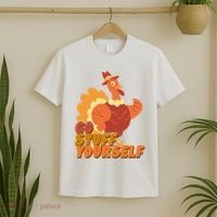 Go Stuff Yourself Funny Thanksgiving Turkey Holiday T-Shirt thumb 2