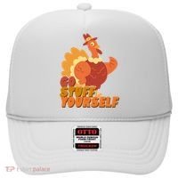 Go Stuff Yourself Funny Thanksgiving Turkey Holiday Hat thumb 0