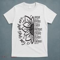 God Says You Are Sunflower Leopard Christian Believers God T-Shirt thumb 5