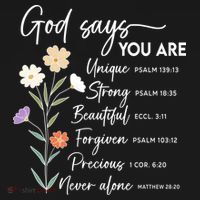 God Says You Are Christian Faith Inspirational  Women's Hoodie thumb 2