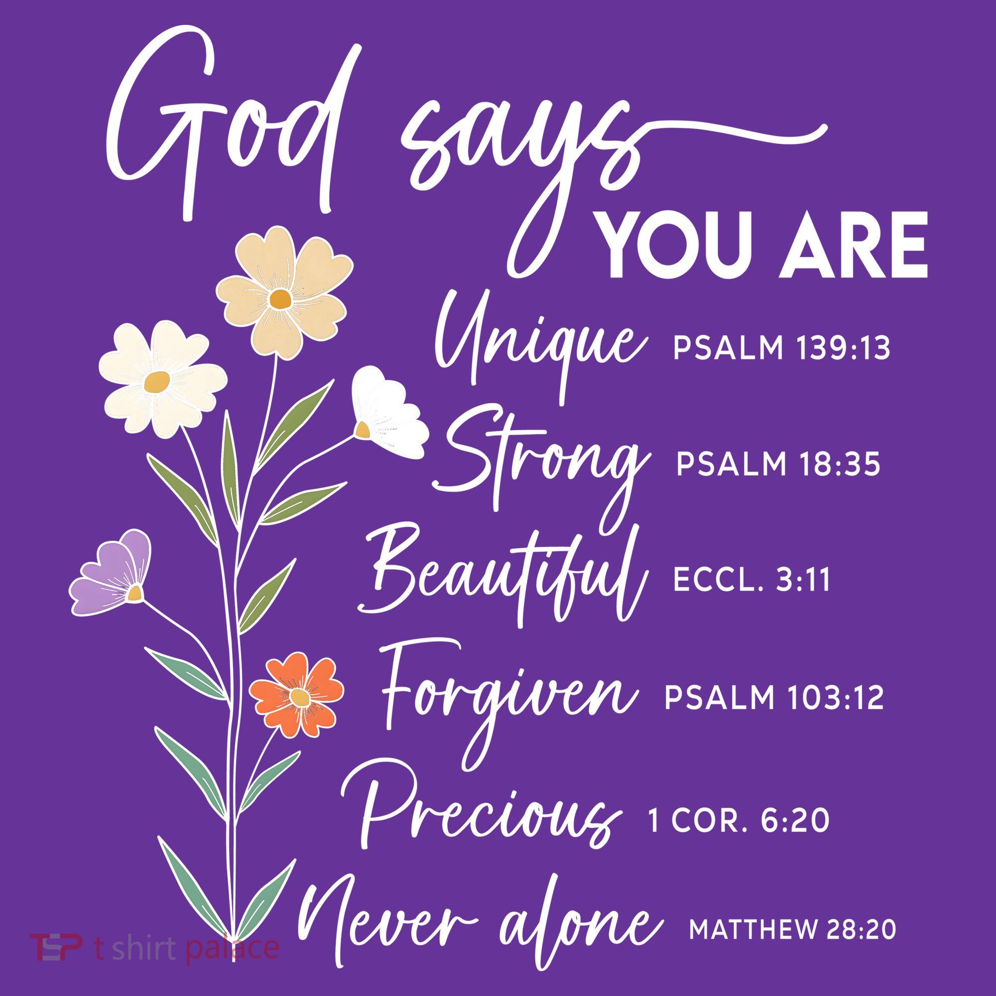 God Says You Are Christian Faith Inspirational  T-Shirt