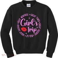 Girl Trip 2026 Great Memories Great Times Kids Sweatshirt thumb 0