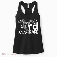 Going To 3rd Grade Teacher Squad and Third Grade Boy Girl Women's Tank Top thumb 0
