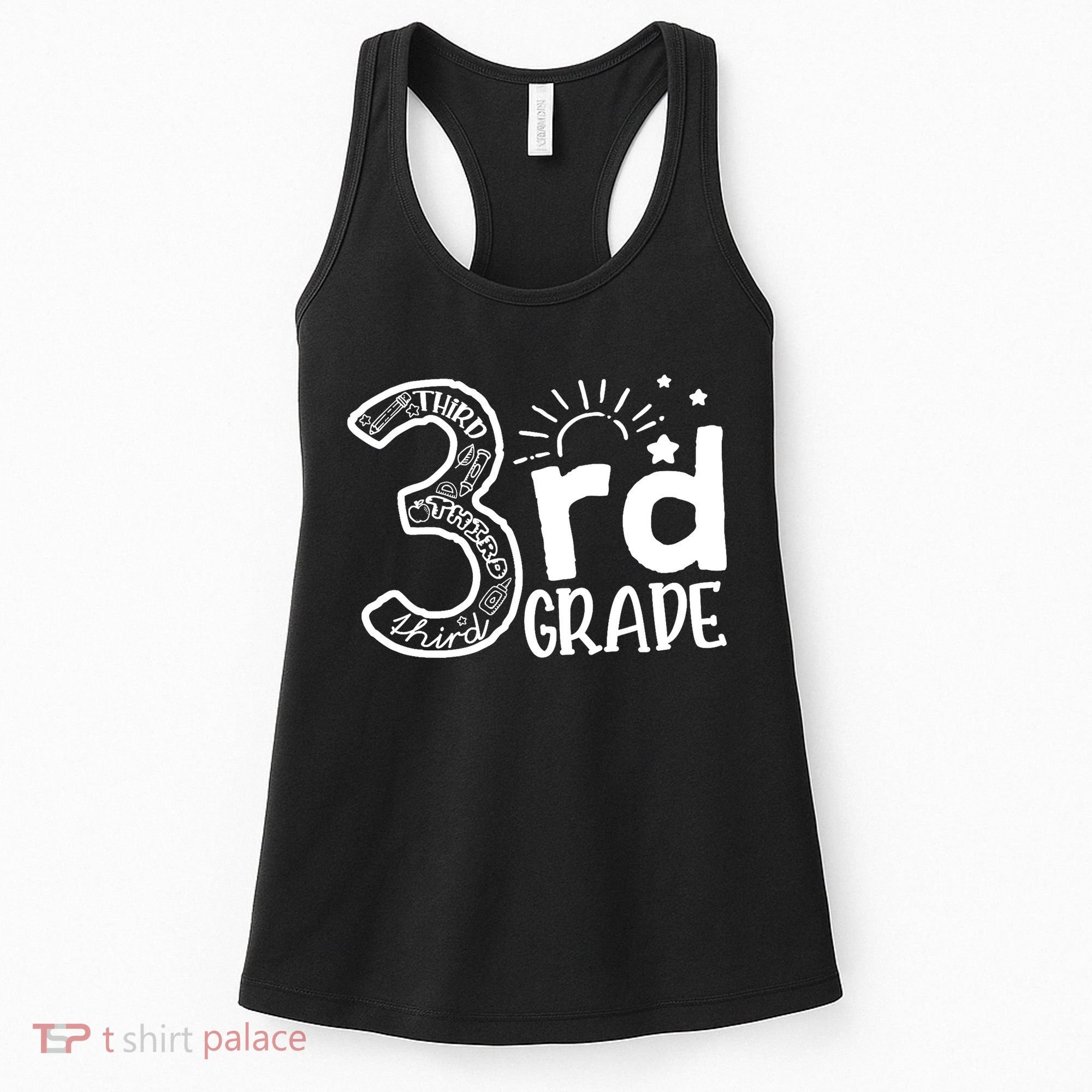 Going To 3rd Grade Teacher Squad and Third Grade Boy Girl Women's Tank Top