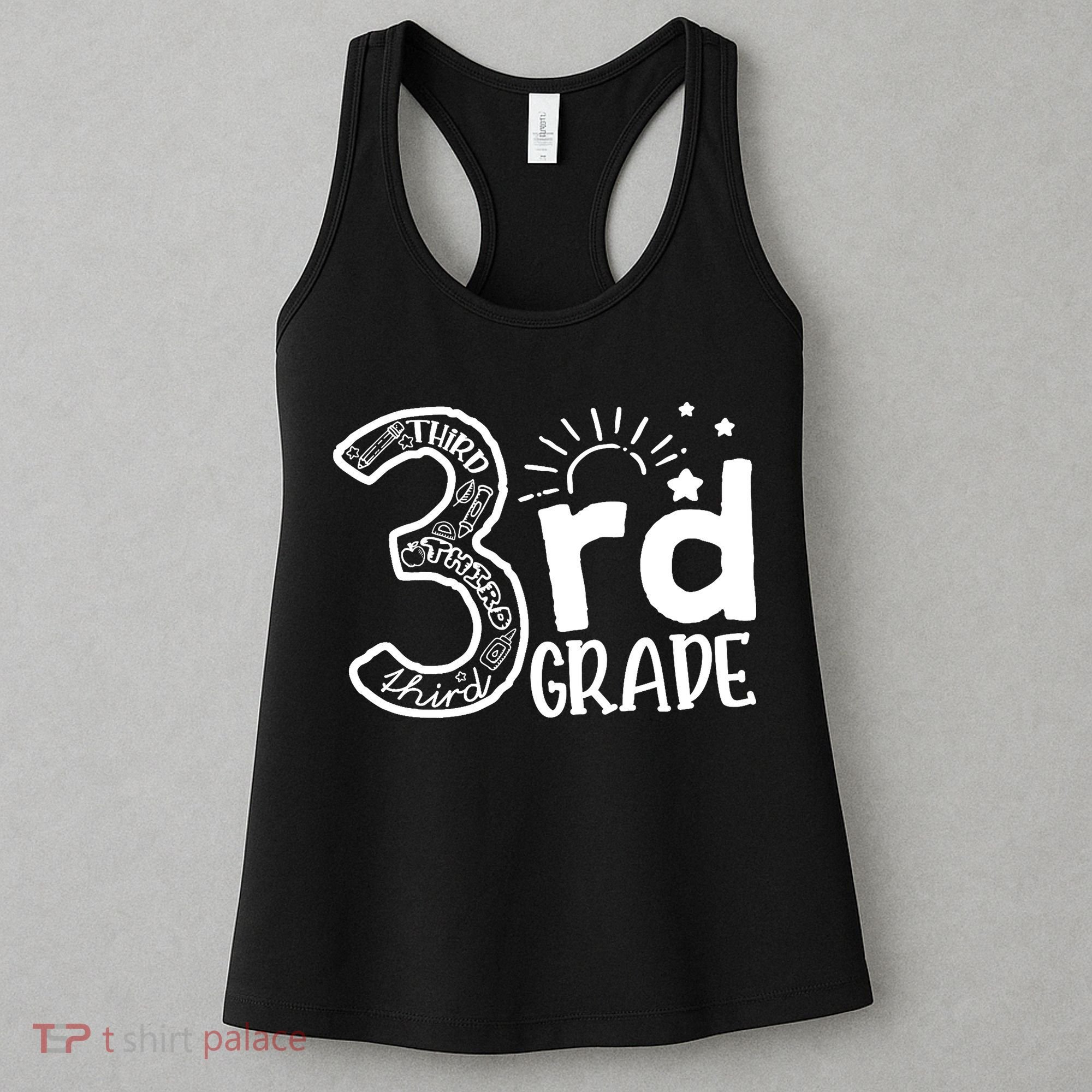 Going To 3rd Grade Teacher Squad and Third Grade Boy Girl Women's Tank Top