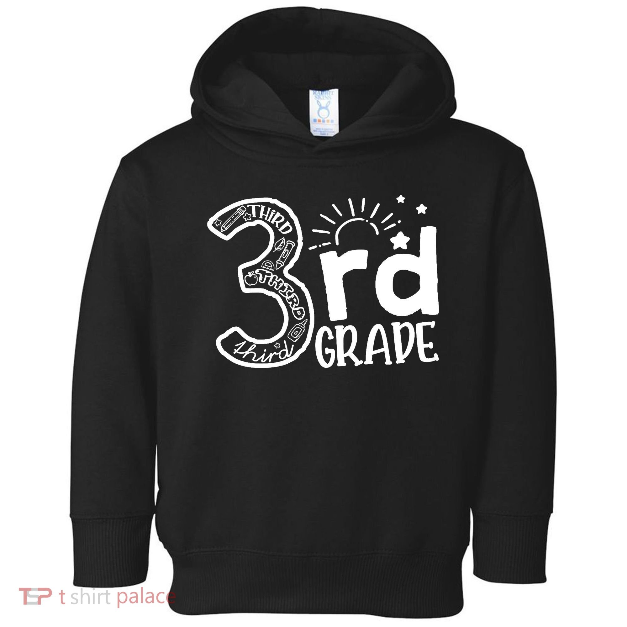Going To 3rd Grade Teacher Squad and Third Grade Boy Girl Toddler Hoodie
