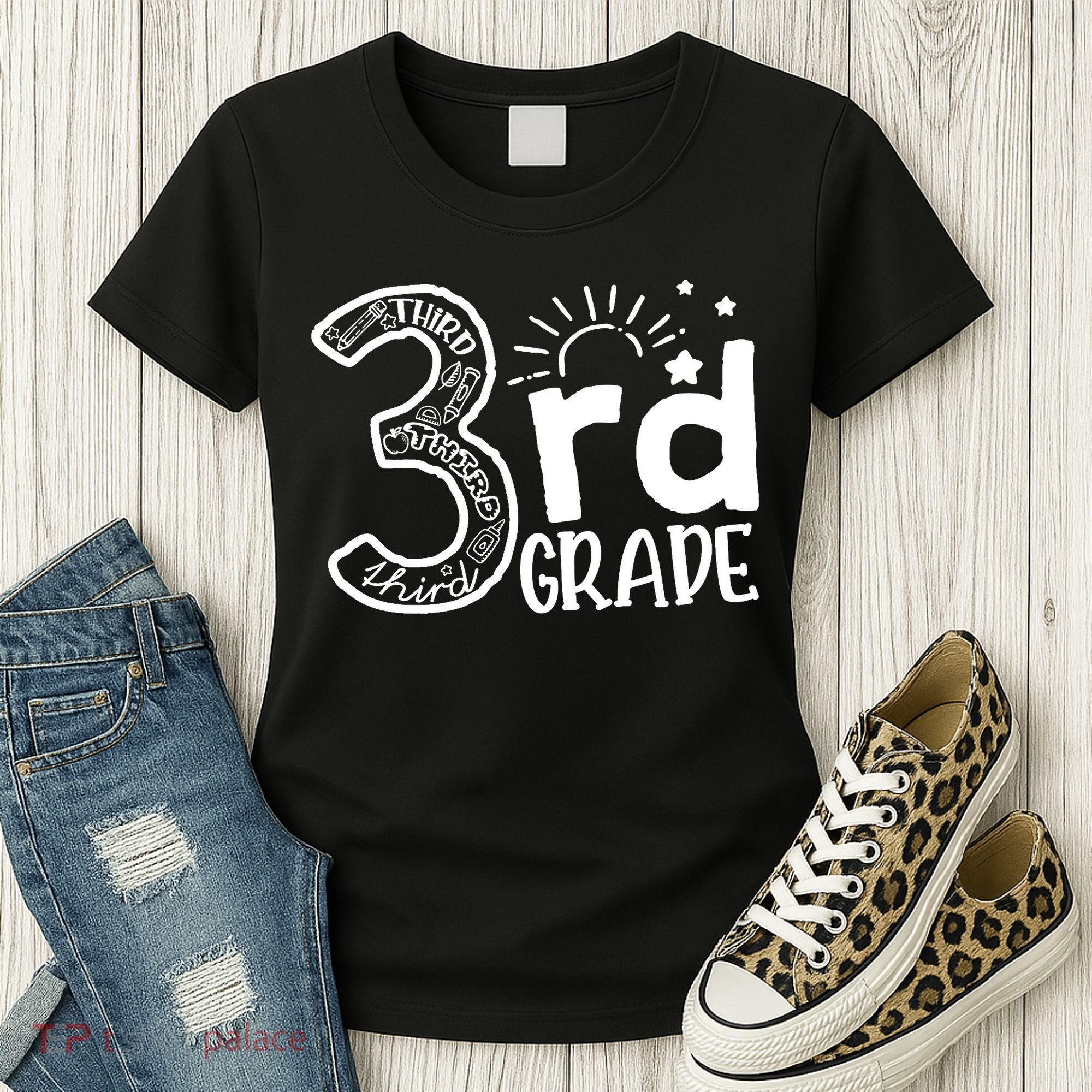 Going To 3rd Grade Teacher Squad and Third Grade Boy Girl Women's T-Shirt