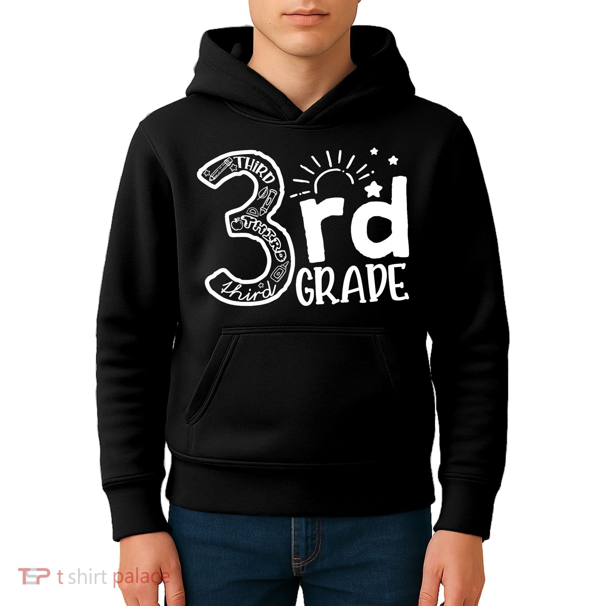 Going To 3rd Grade Teacher Squad and Third Grade Boy Girl Kids Hoodie