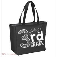 Going To 3rd Grade Teacher Squad and Third Grade Boy Girl Tote Bag thumb 2