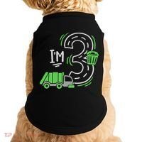 Garbage Truck 3rd Birthday Doggie Tank thumb 0