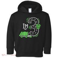 Garbage Truck 3rd Birthday Toddler Hoodie thumb 0