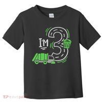 Garbage Truck 3rd Birthday Toddler T-Shirt thumb 0