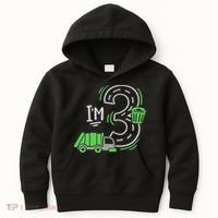 Garbage Truck 3rd Birthday Kids Hoodie thumb 0