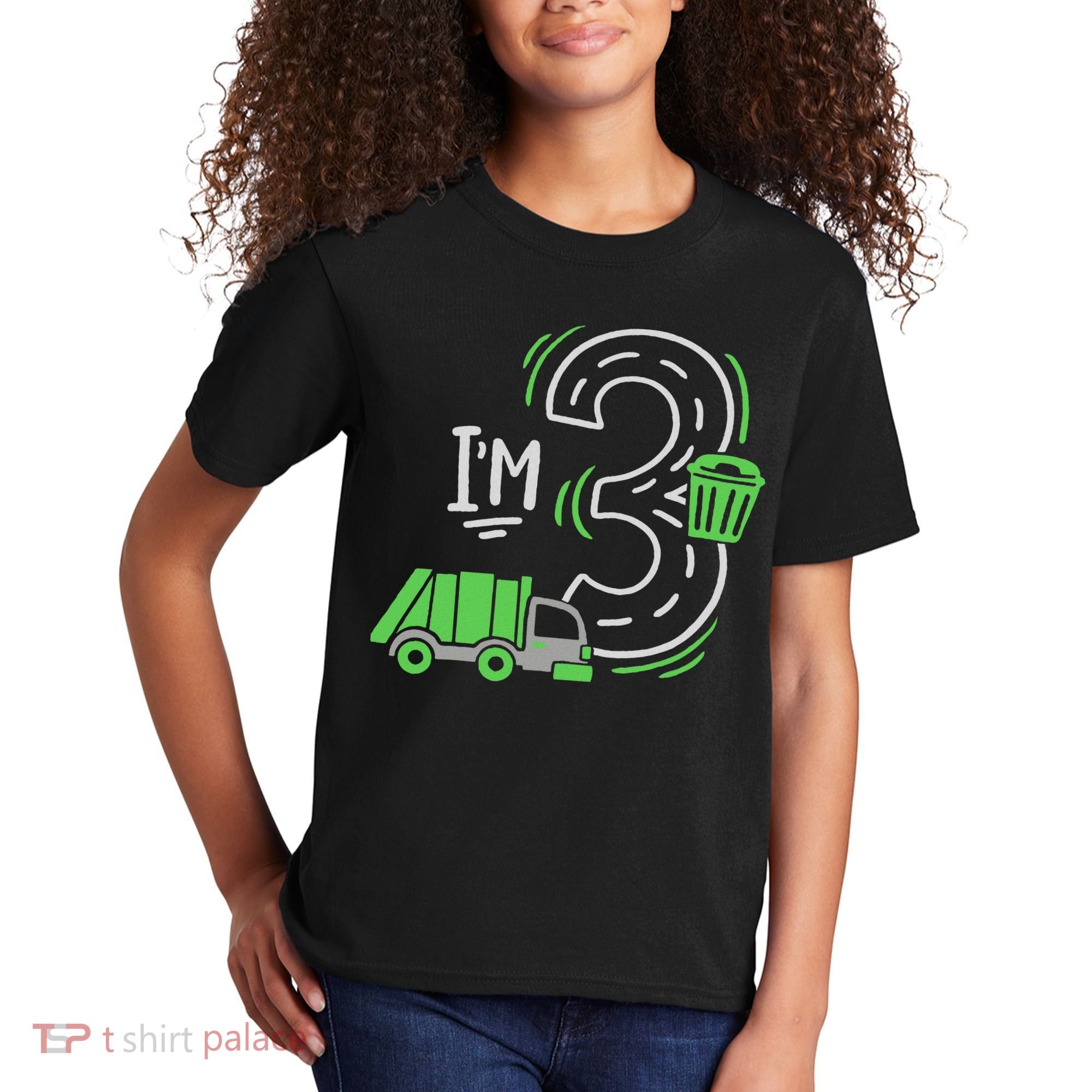 Garbage Truck 3rd Birthday Kids T-Shirt