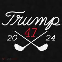 Golf Trump 47 2024 Ladies PosiCharge Tri-Blend Wicking Tank thumb 2