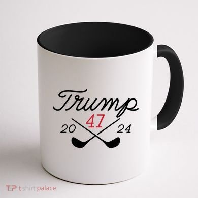 Golf Trump 47 2024 Coffee Mug back