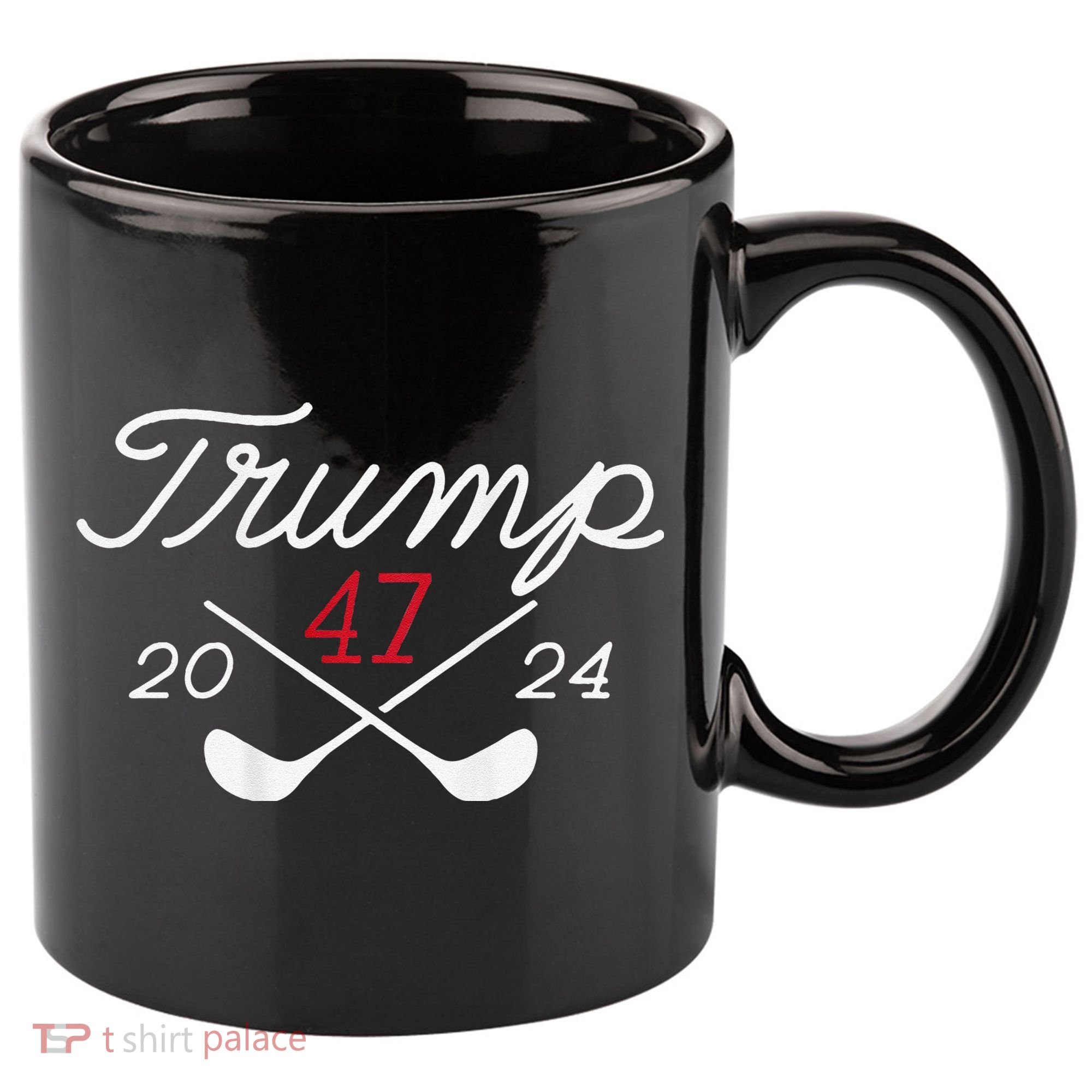 Golf Trump 47 2024 11oz C Handle Ceramic Mug