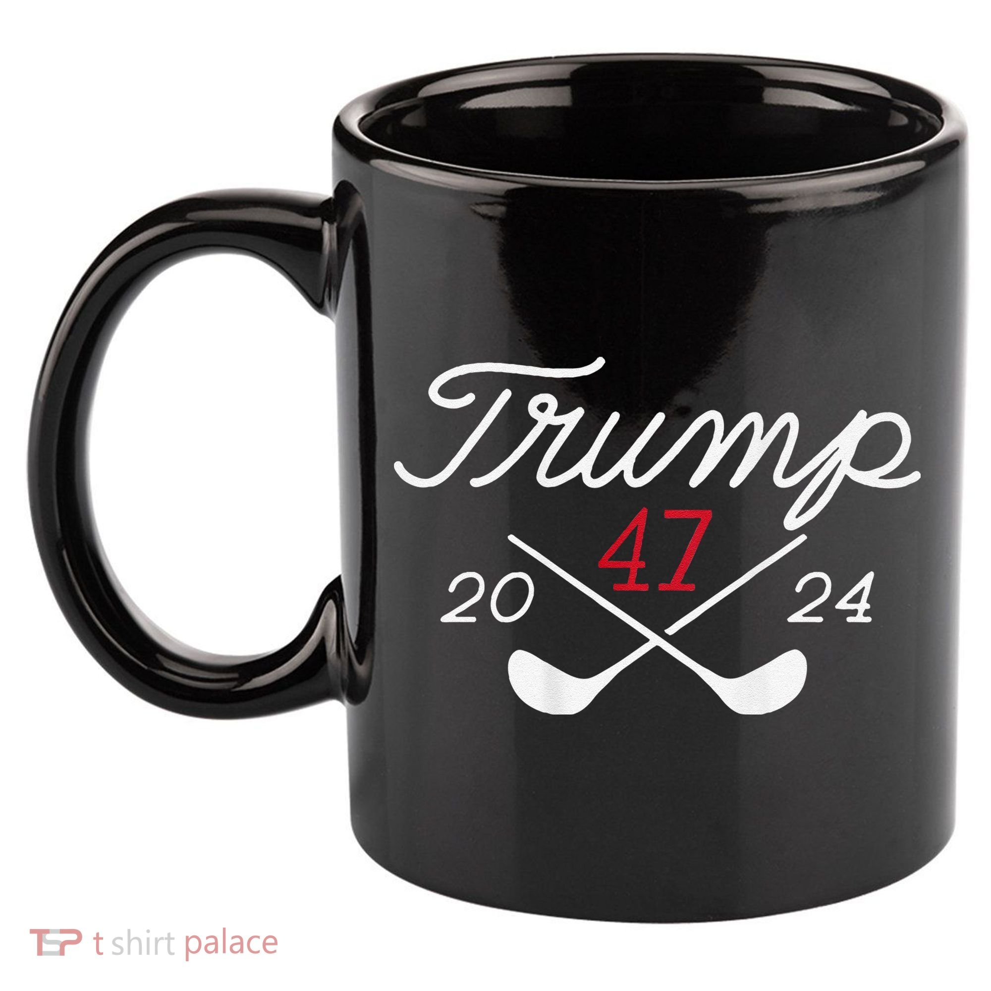 Golf Trump 47 2024 11oz C Handle Ceramic Mug