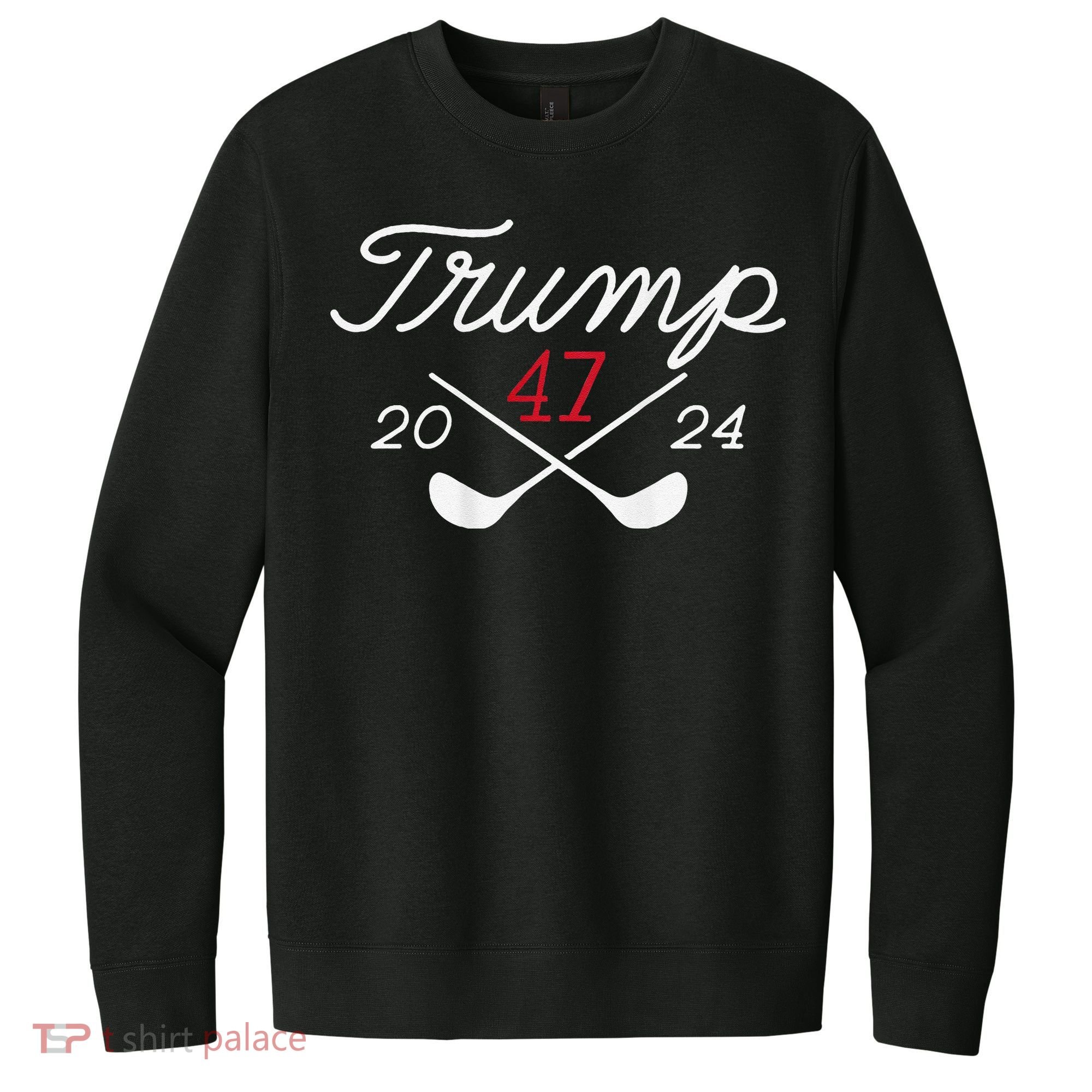 Golf Trump 47 2024 V.I.T. Fleece Crew Sweatshirt