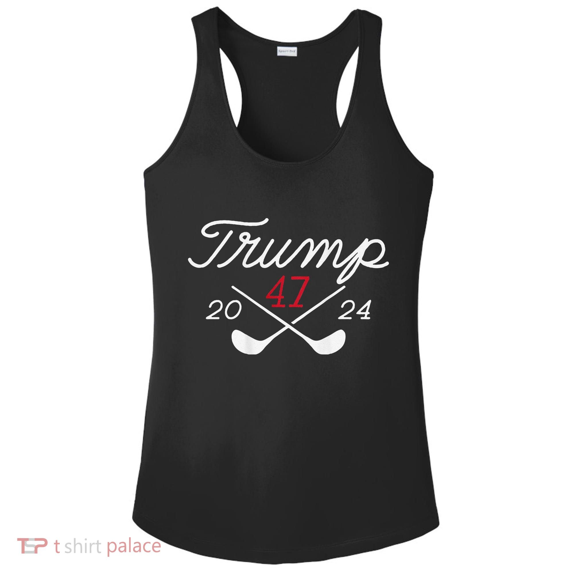 Golf Trump 47 2024 Ladies PosiCharge Competitor Racerback Tank