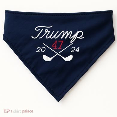Golf Trump 47 2024 USA-Made Doggie Bandana