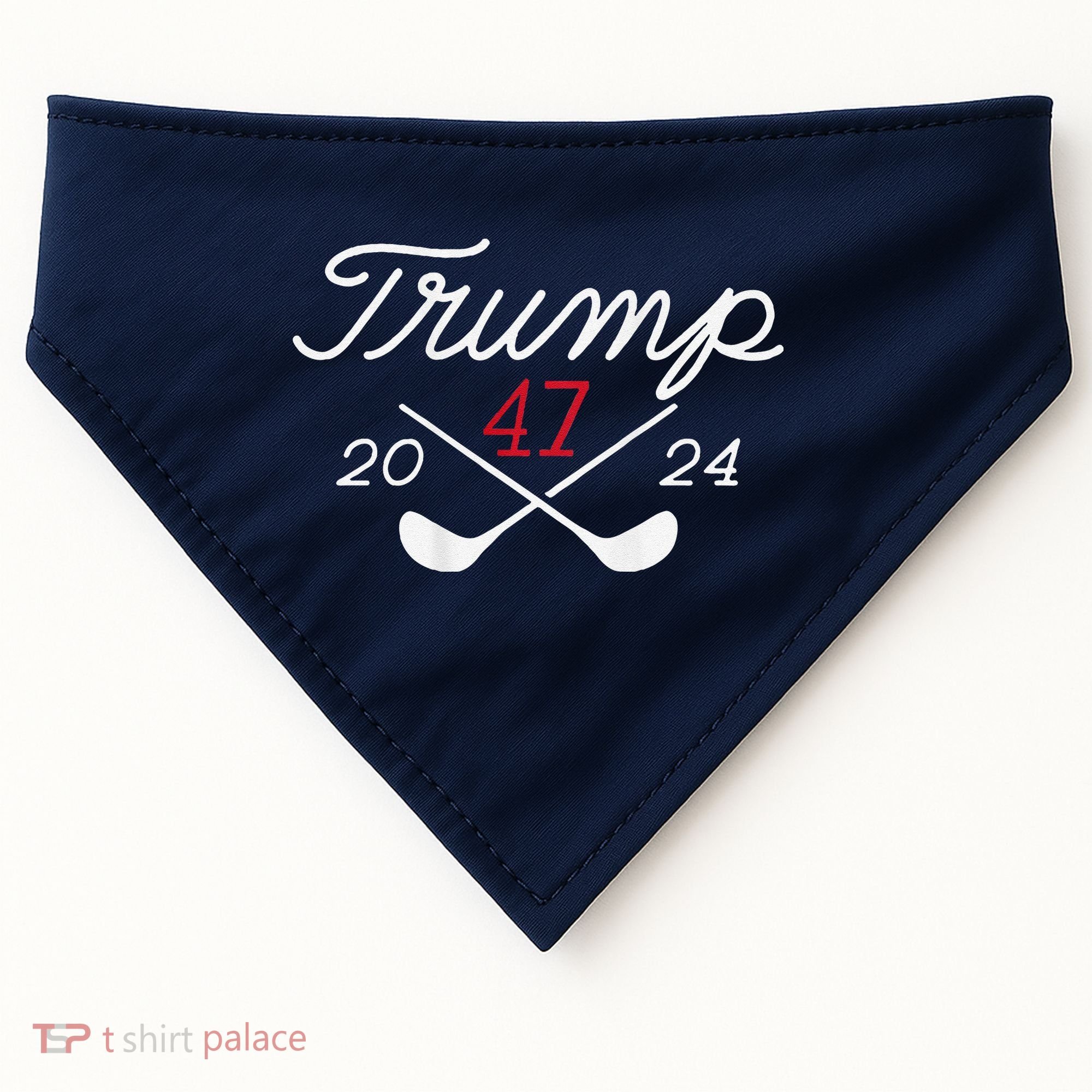 Golf Trump 47 2024 USA-Made Doggie Bandana