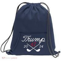 Golf Trump 47 2024 Sweatshirt Cinch Pack Bag thumb 0
