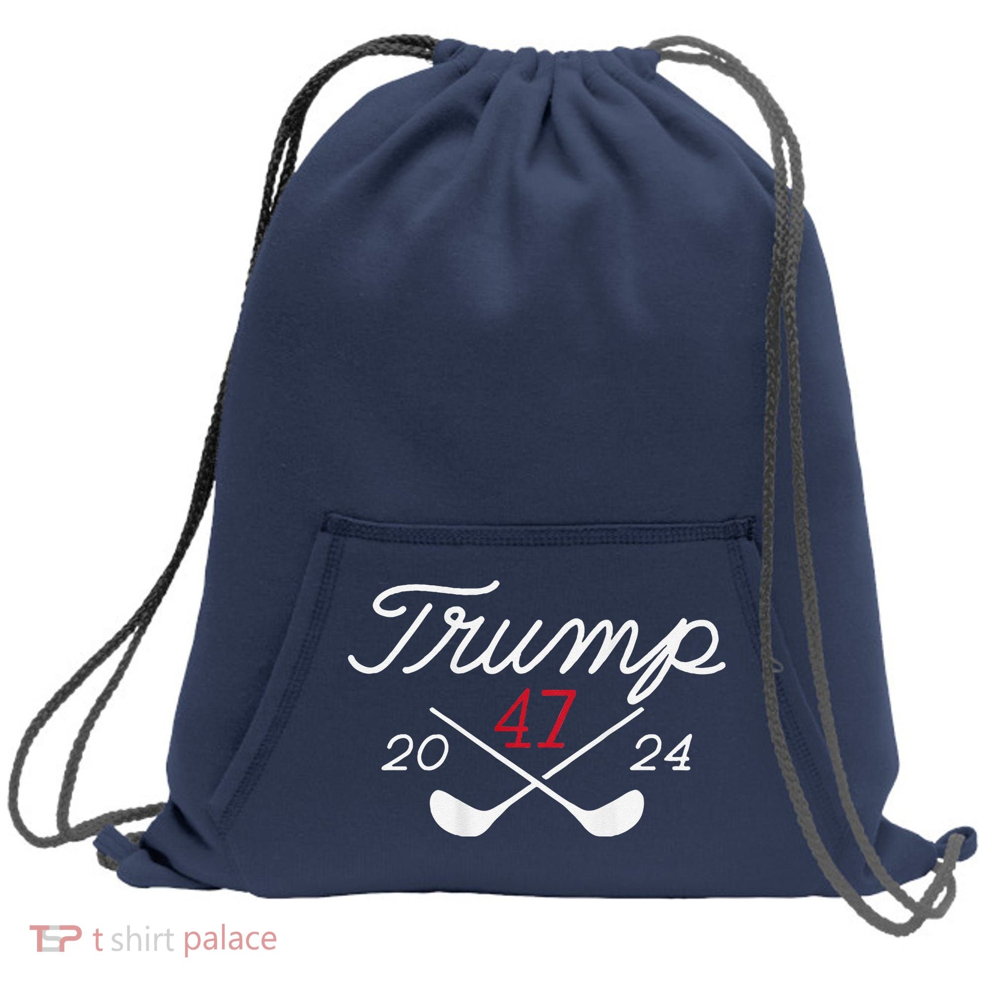Golf Trump 47 2024 Sweatshirt Cinch Pack Bag