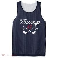 Golf Trump 47 2024 Mesh Reversible Basketball Jersey Tank thumb 0