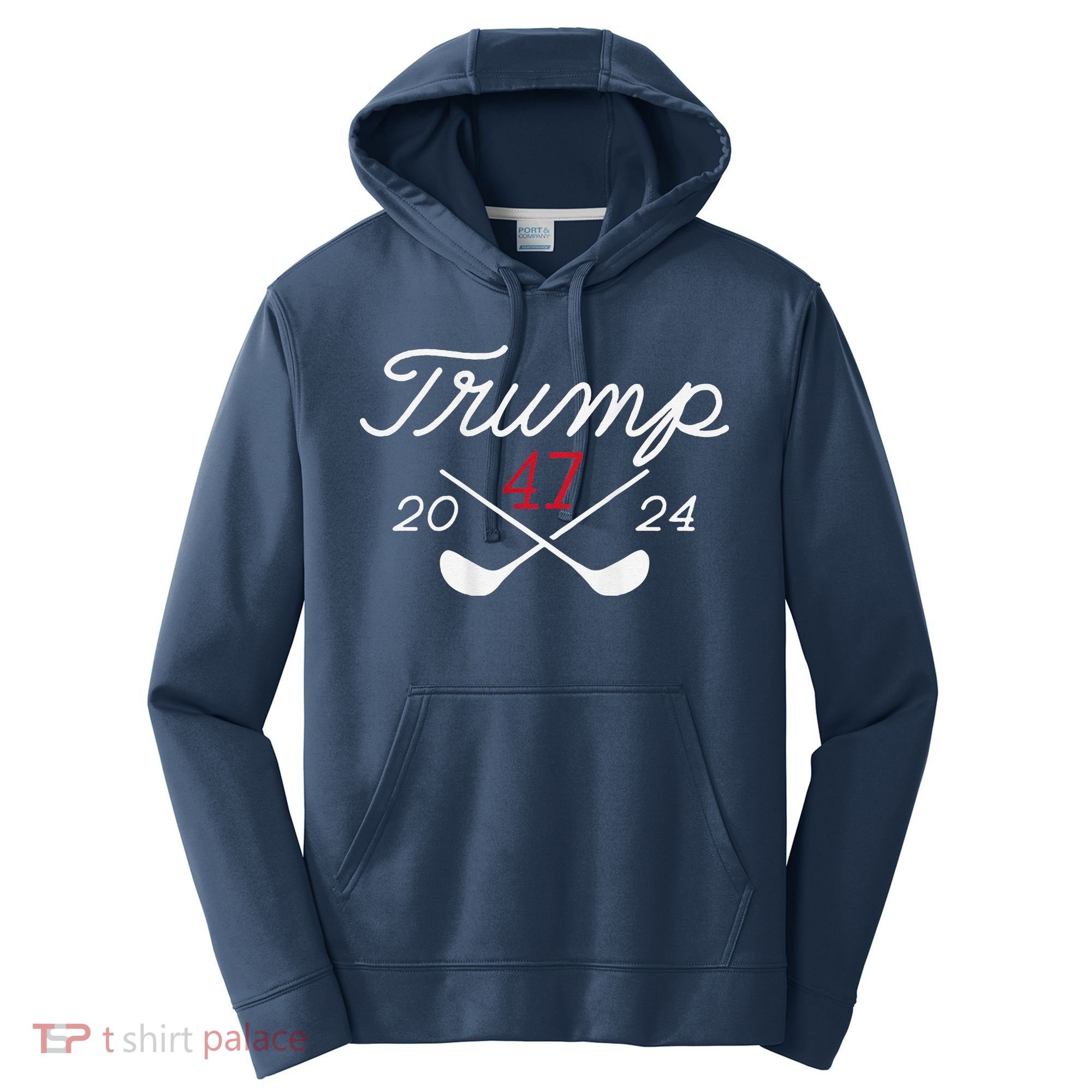 Golf Trump 47 2024 Performance Fleece Hoodie