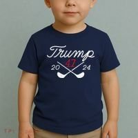 Golf Trump 47 2024 Toddler T-Shirt thumb 2